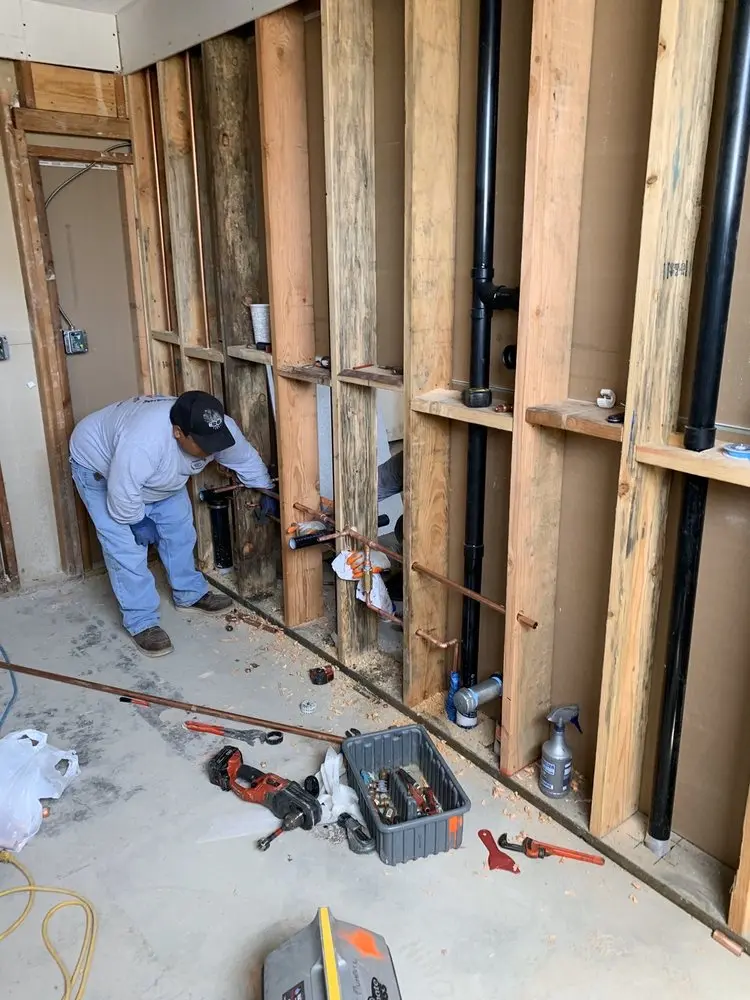 Commercial rough-in plumbing for Gas Line Repair in Coopers Pond